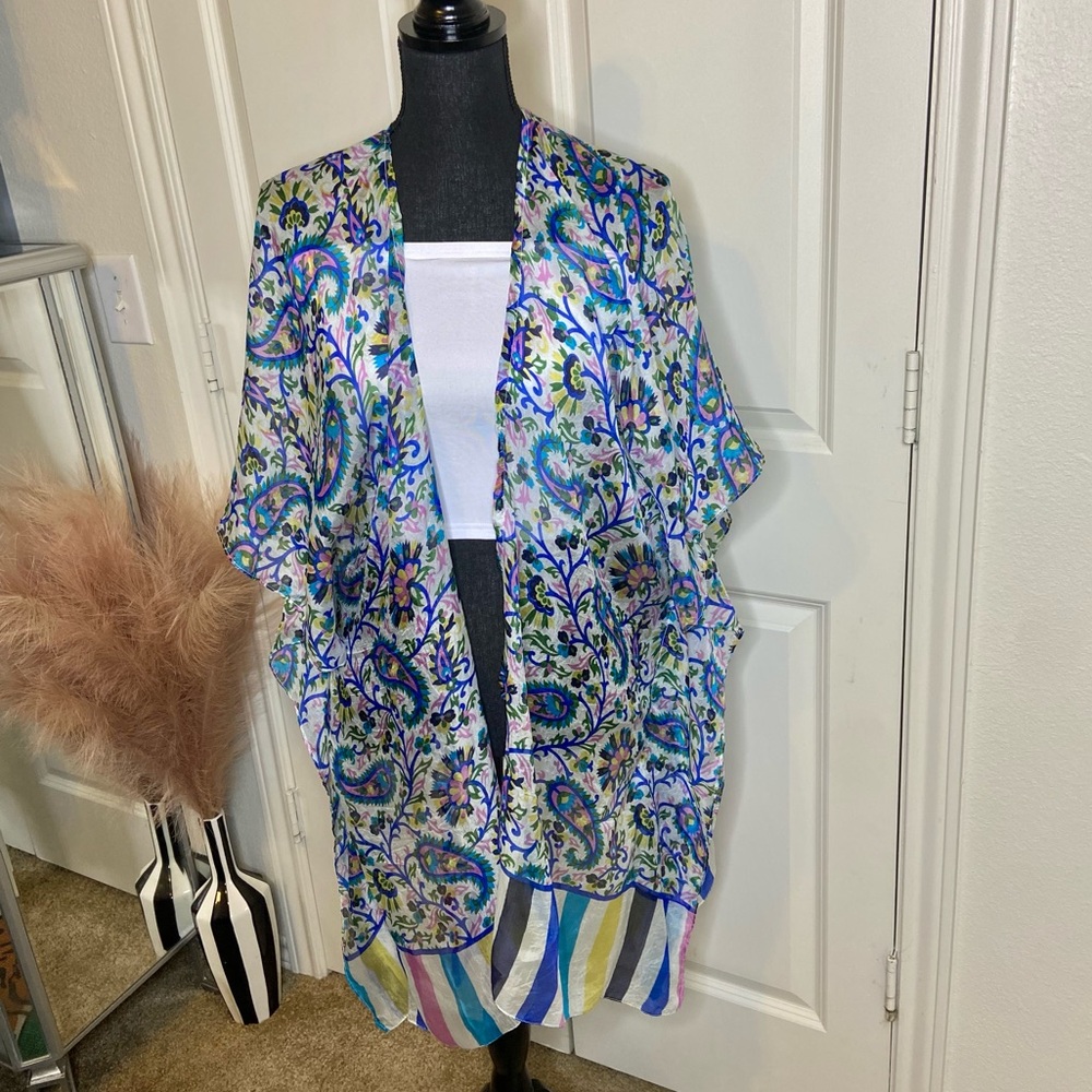 Soft Surroundings Kimono Wrap Womens Size S/M